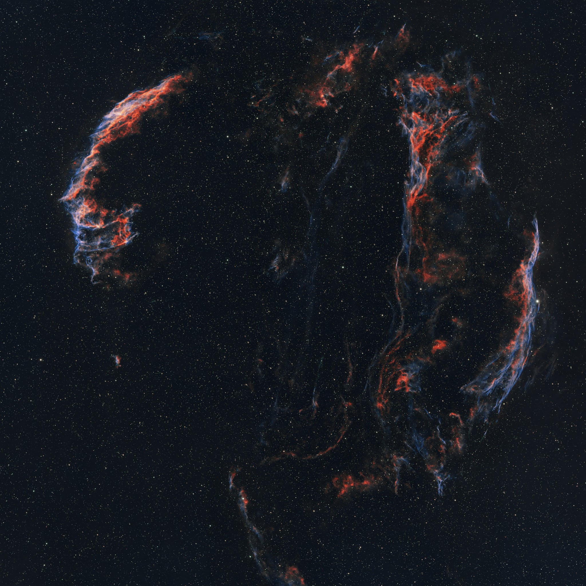 NGC 6992, NGC 6960, NGC 6974 - The Veil Nebula